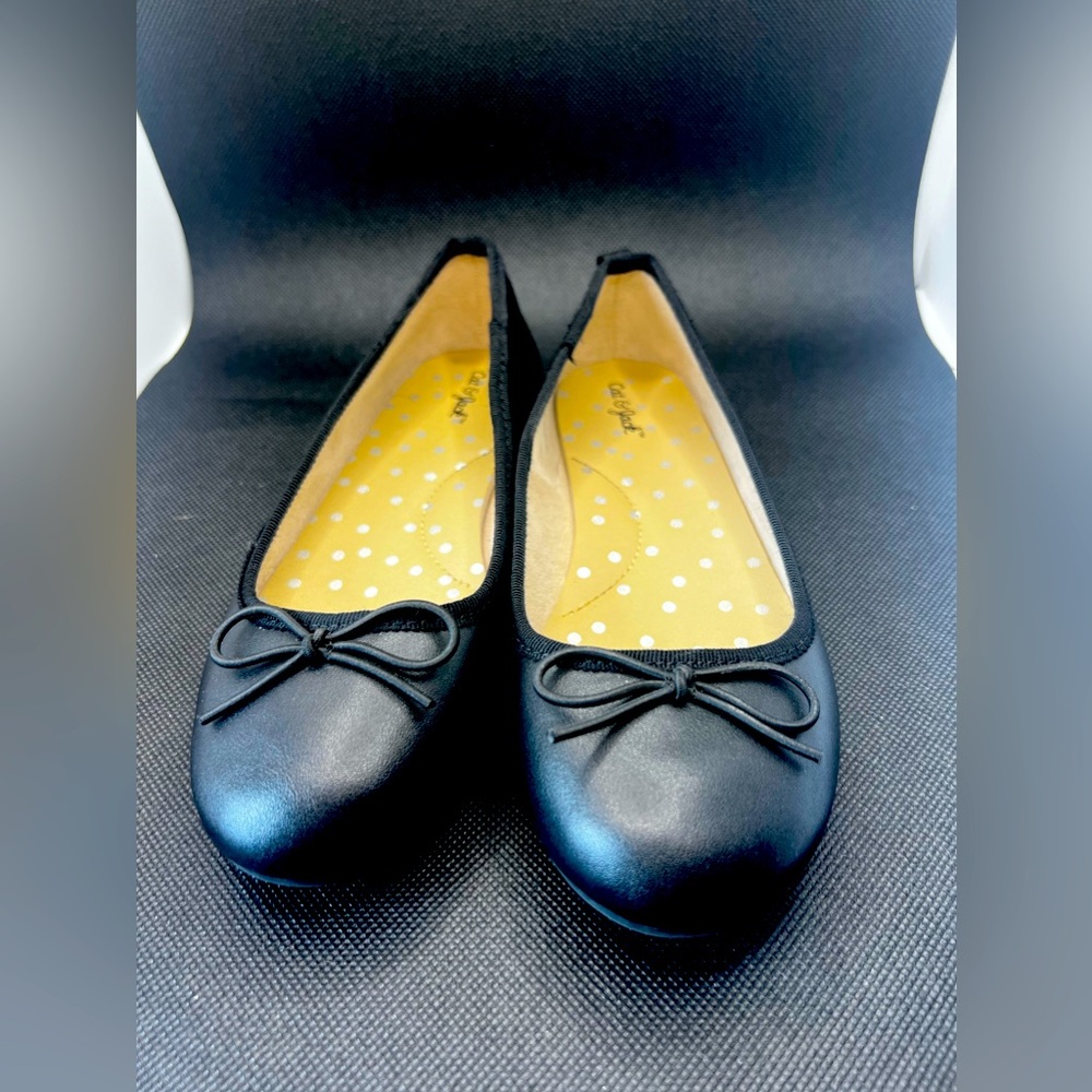 Cat & Jack Black Ballet Flats Girls.